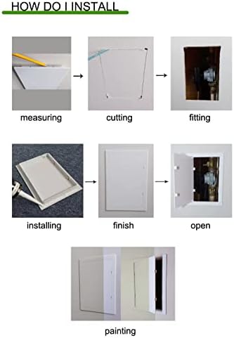 Plastic Access Panel for Drywall, Plumbing