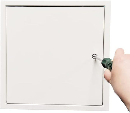This stainless access door