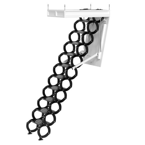 high ceiling attic ladder