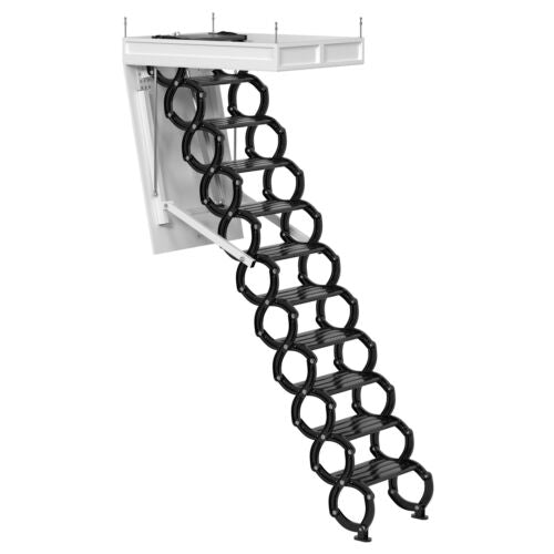Electric Attic Ladder Aluminum Folding 12FT with Remote