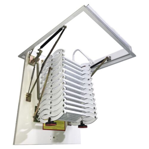 wide attic access ladder
