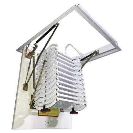 wide attic access ladder