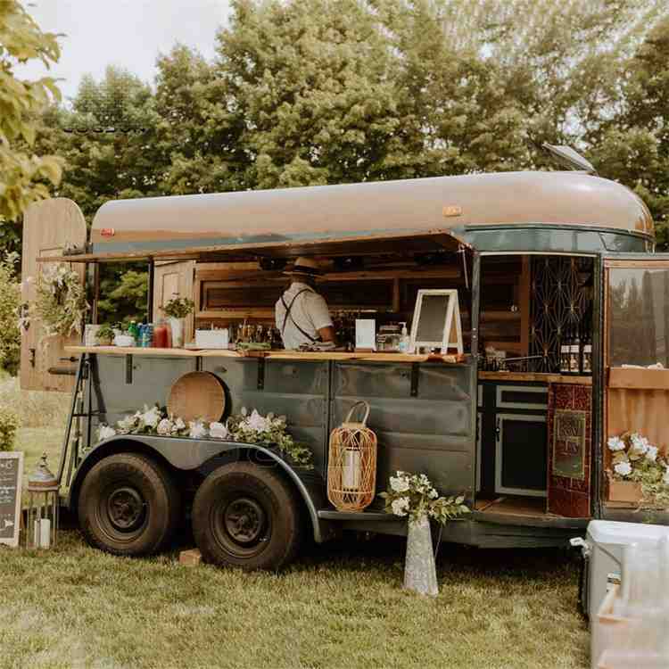 11.5ft Vintage Dual-Axle Mobile Food Trailer & Mobile Bar