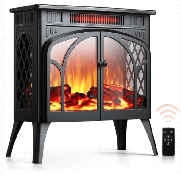 1500W Infrared Fireplace Stove