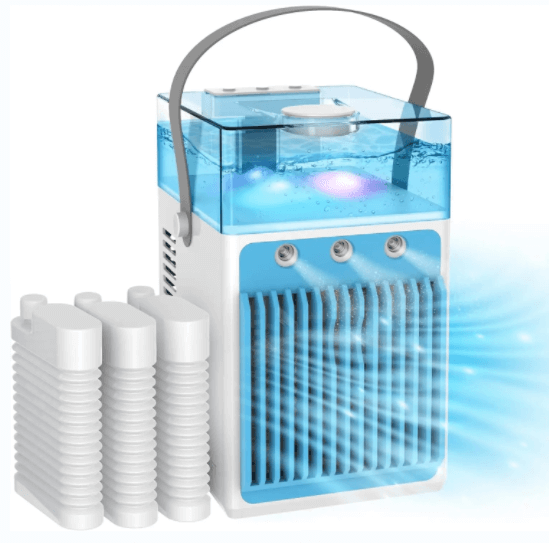 Personal Air Cooler Humidifier 7 color lights