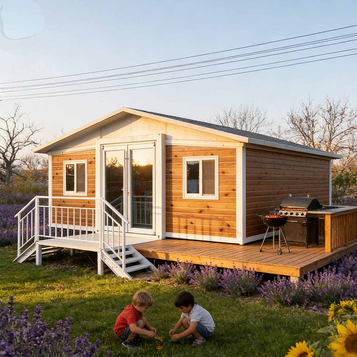 2-5 Bedroom Expandable Modular Container House & Prefab Villa