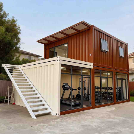 Modern 2-Story Modular Prefab Container House with Bathroom