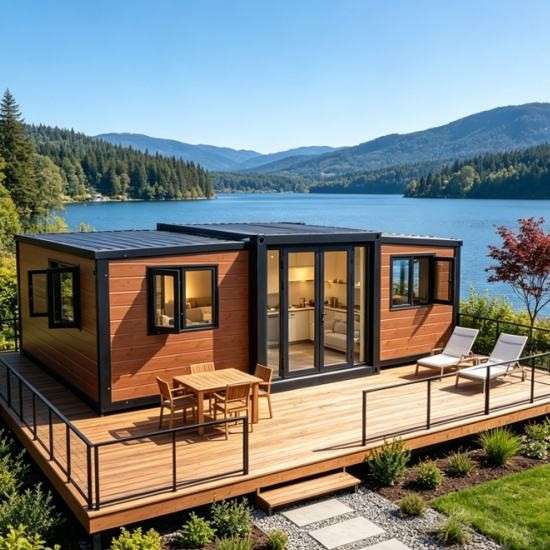 20ft 30ft 40ft Expandable Modular Tiny Home with Kitchen & Bath