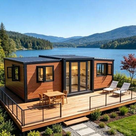 20ft 30ft 40ft Expandable Modular Tiny Home with Kitchen & Bath
