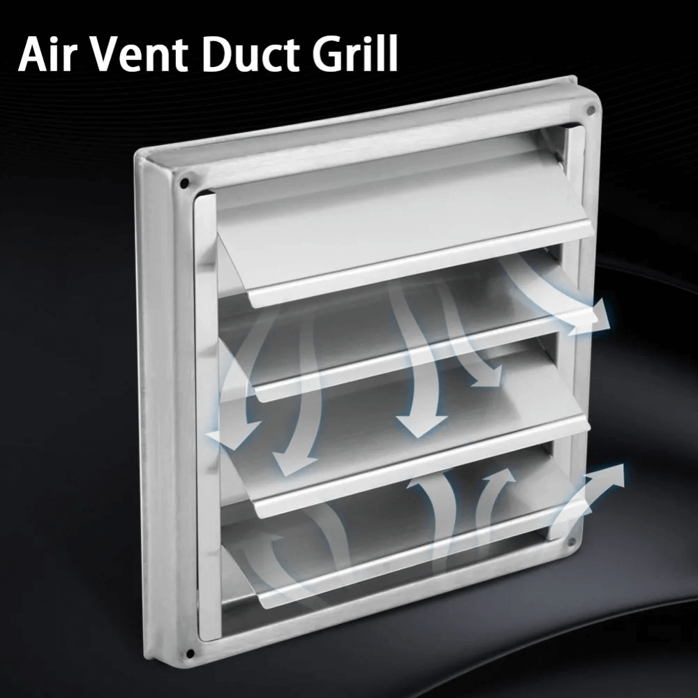 Air Vent Duct Grill for Round Pipes/Duct Hoses/Wall Air Outlets