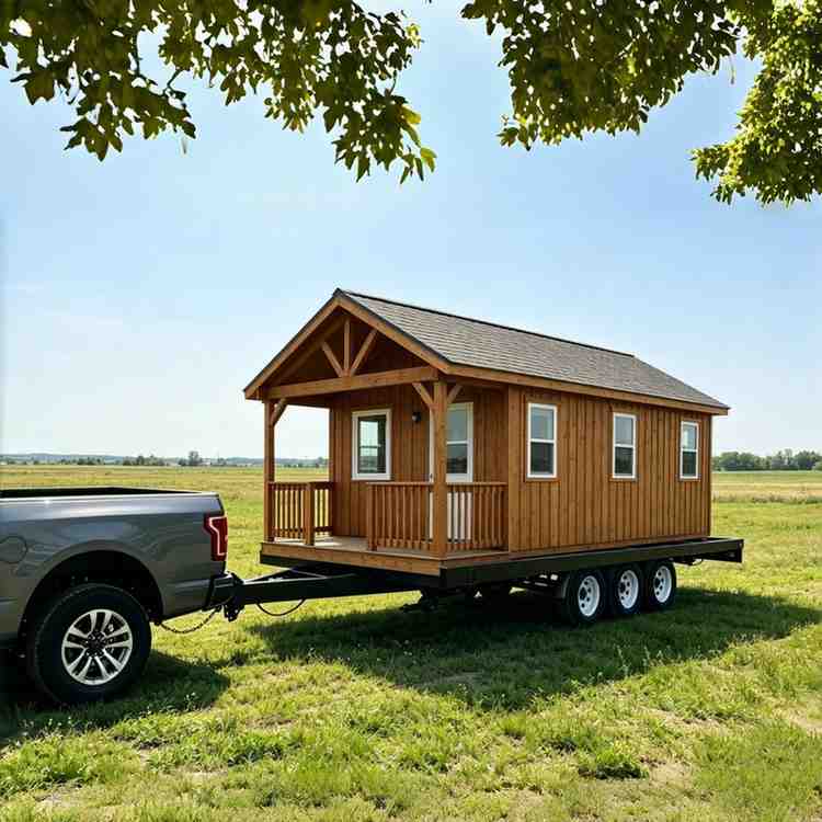 3-Axle Heavy-Duty Steel Skeleton Trailer for Mobile Homes & Containers