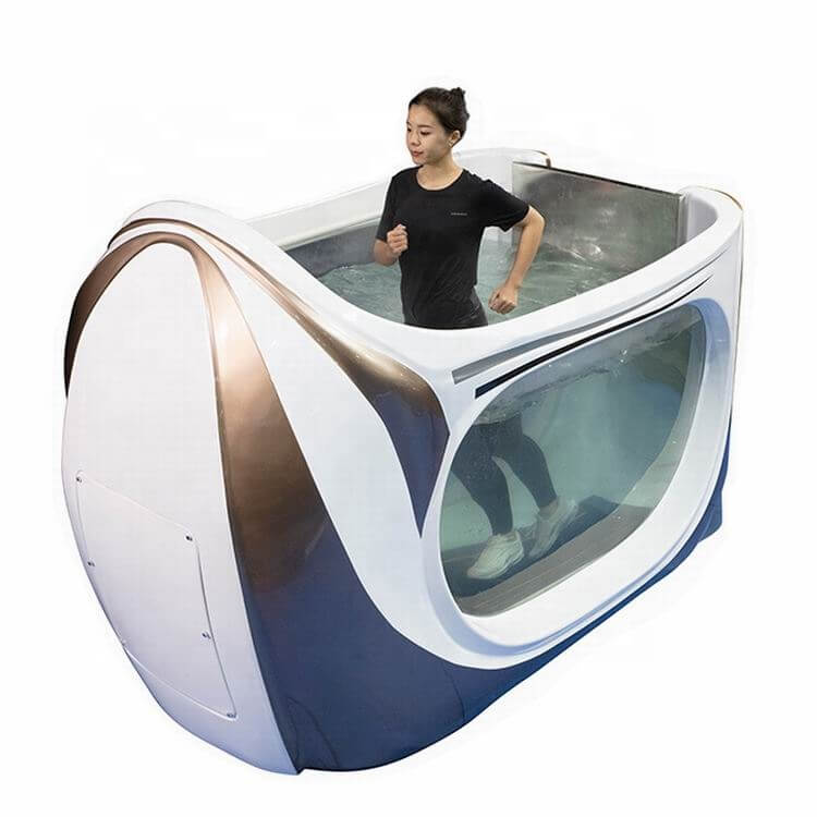Underwater Treadmill Spa: 94" Prefab Rehab Pool