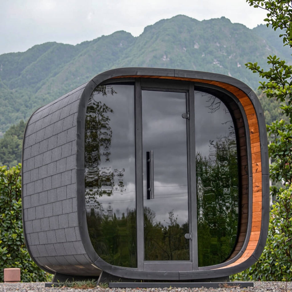 6 Person Canadian Cedar Barrel Sauna