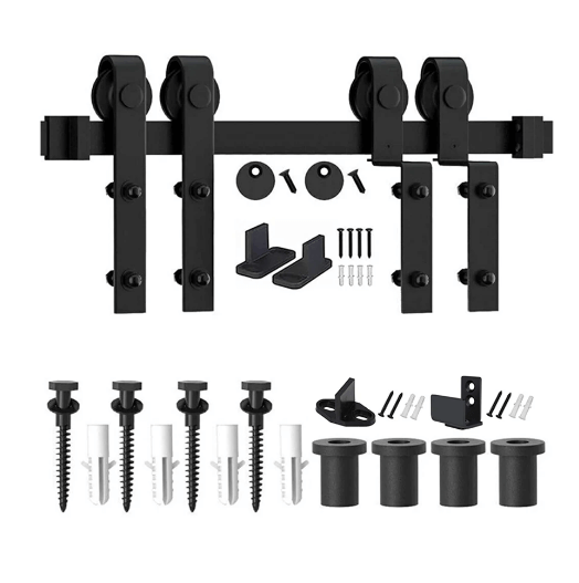5-16FTSingle Wood Sliding Barn Door Hardware Kit