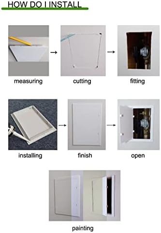 plumbing access panel sizes