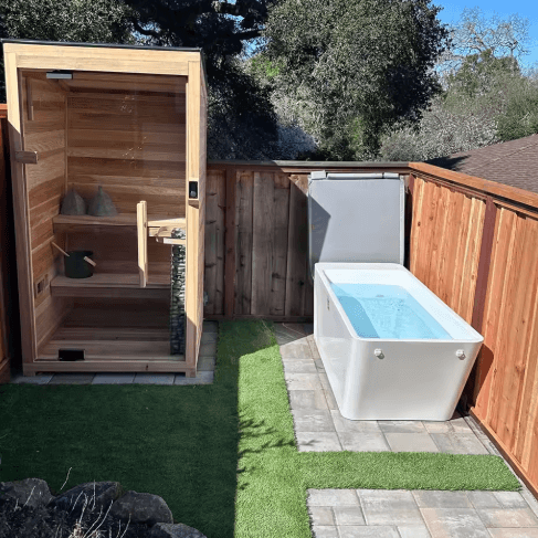 cold plunge tub with chiller
