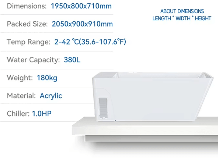 cold plunge tub outdoor