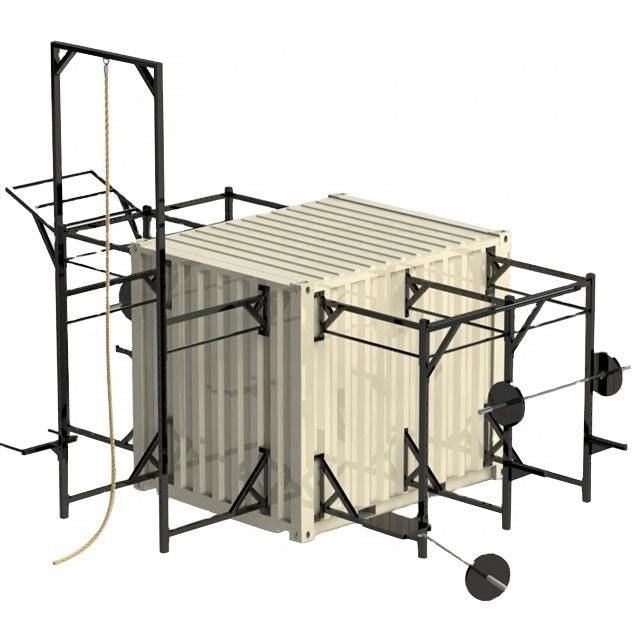 Commercial Outdoor Container Gym & Integrated Tactical Fitness Rig Station