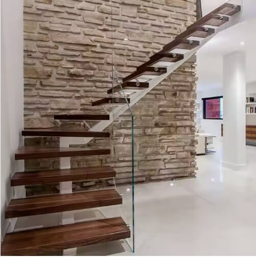 Customized Villa Floating Stairs