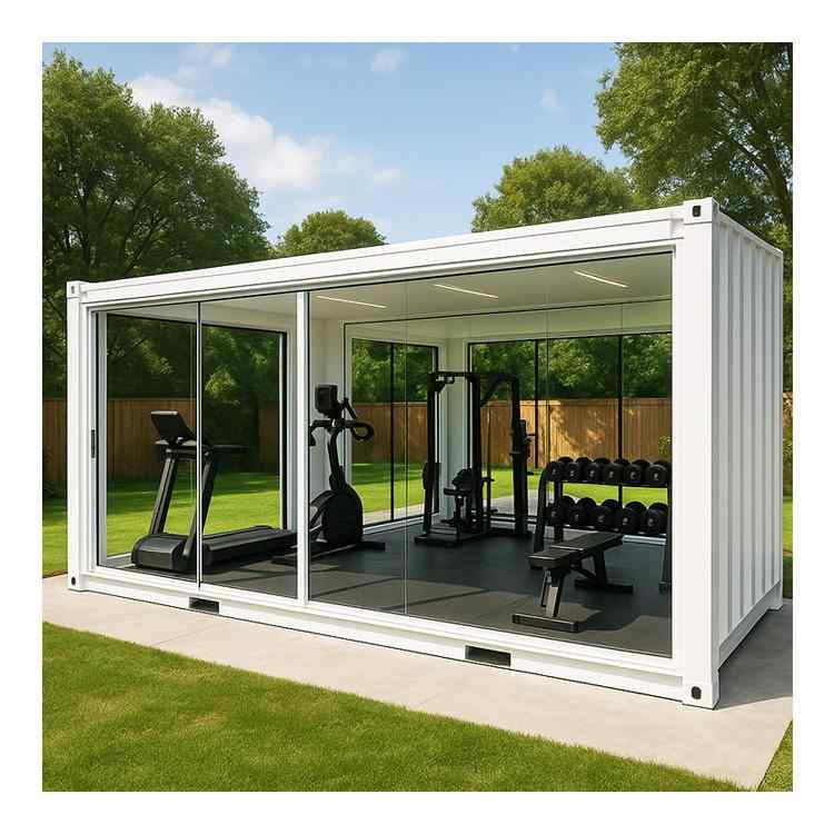 Detachable Prefab Container House Class A Fireproof Rockwool Insulated Modular Steel Frame Studio Accommodation