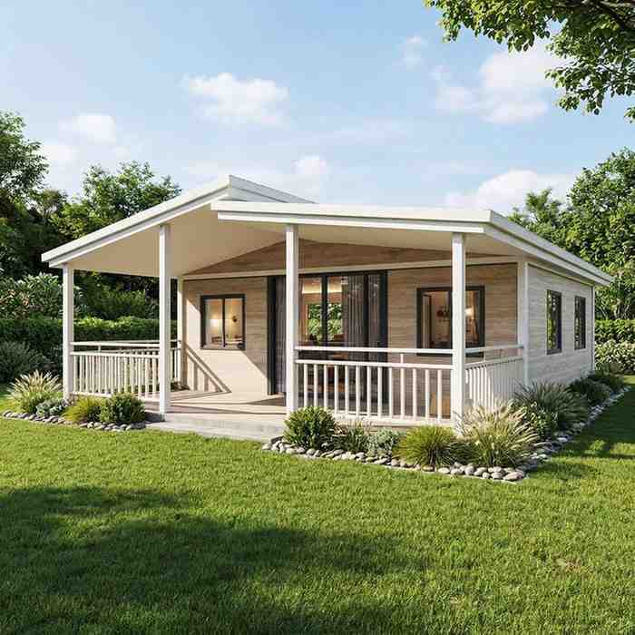  Expandable Modular Tiny Home with Kitchen & Bath
