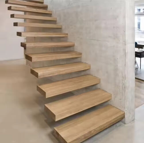 Float Type Step Modern Wall Mounted Cantilever Floating Staircase Kit – CHANMEL