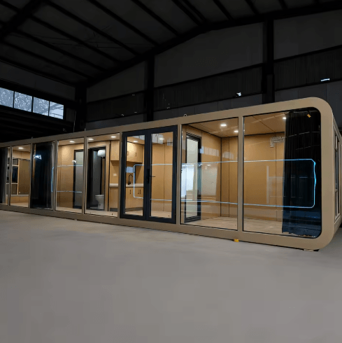 Modern Apple Cabin House - Prefab Backyard Guest Suite
