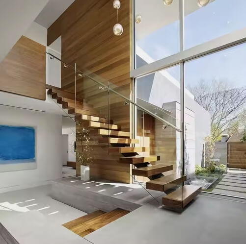 Indoor Floating Stairs