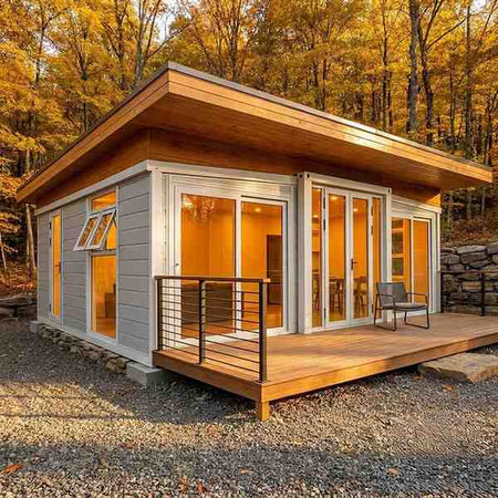 20ft 40ft Luxury Expandable Modular Tiny Home with Kitchen & Bath