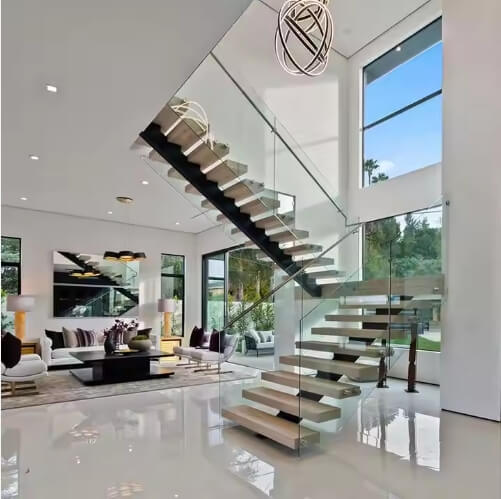 Minimalist Floating Staircase