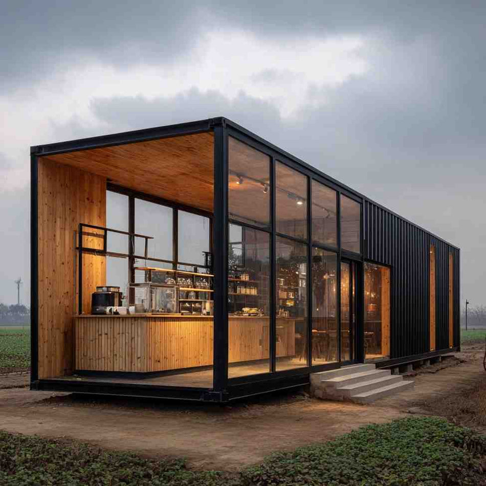 Luxury Prefab Space Capsule House with Kitchen & Bathroom