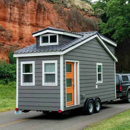 Modern Prefabricated Tiny House on Wheels & Mobile Living Trailer