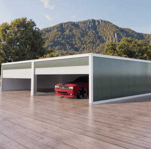 Fast-Assemble Prefab Container Garage & Portable House