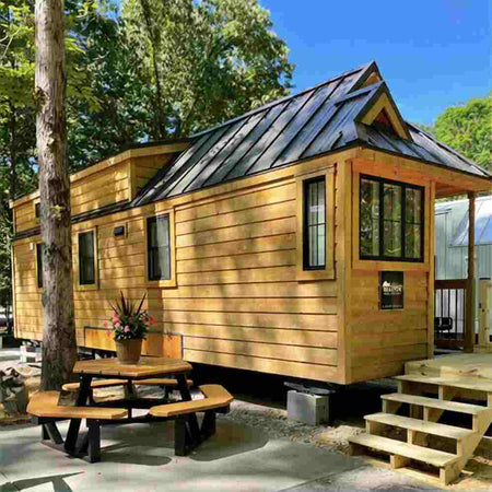 RVIA-Certified Luxury Mobile Tiny House on Wheels with Loft & Full Kitchen