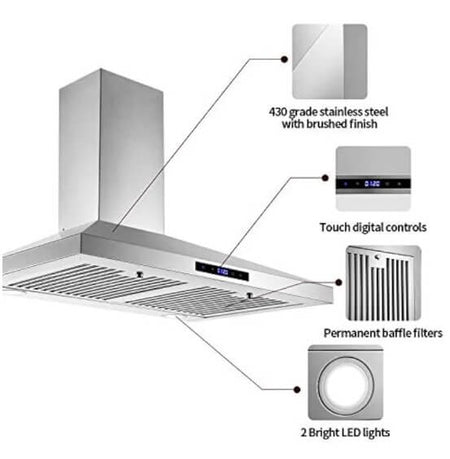 custom metal range hoods