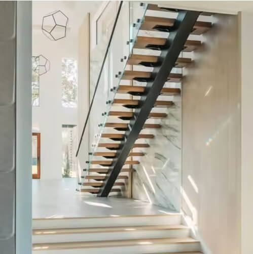 Safe Durable Floating Stairs