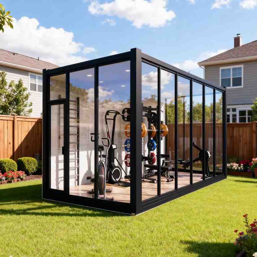 Smart Portable Outdoor Gym Pod & Prefab Fitness Studio