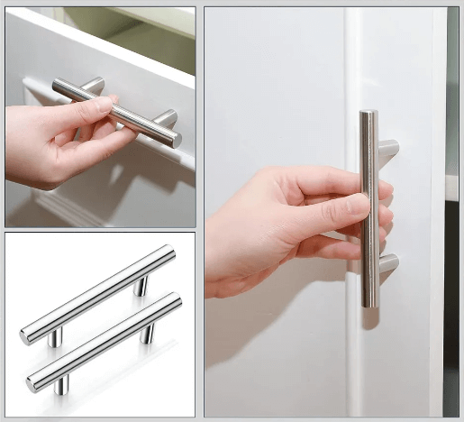 3 inch (76mm) Center to Center Cabinet Pull | Stainless Steel | Bar Pulls | Drawer Pull | Drawer Handle | Cabinet Hardware