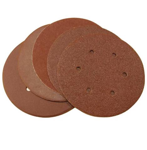 50pcs 6" 150mm Sandpaper Aluminium Oxide Wood Sanding Paper