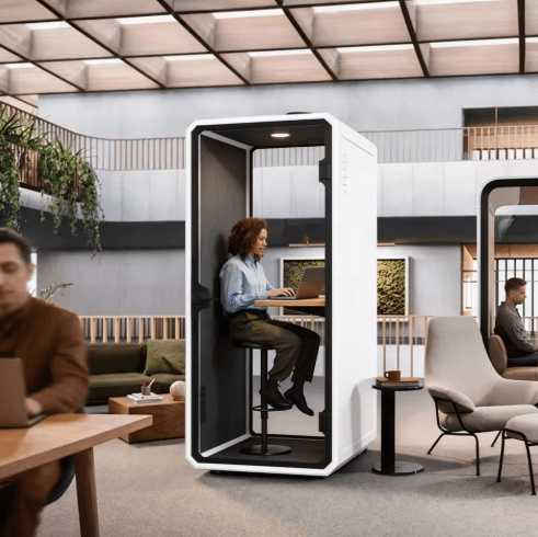 Premium Soundproof Modular Office Pod - Aluminum Alloy Frame
