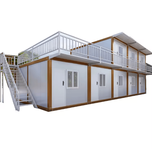 Flat Pack Container House - Two-Floor School Dormitory Kit
