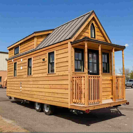 Customizable Mobile Tiny House on Wheels & Prefabricated Living Cabin