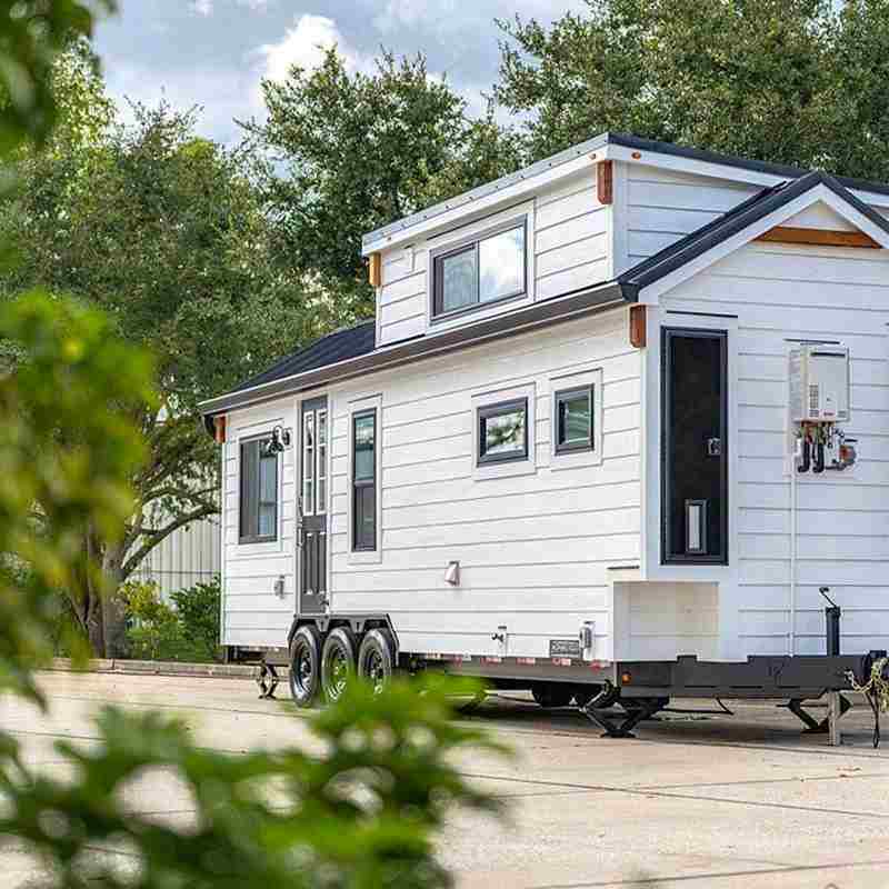 Solid Timber Mobile Tiny House on Wheels & Travel Trailer