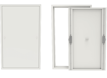 double lock fire rated access door