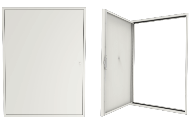 single lock fire rated access panels