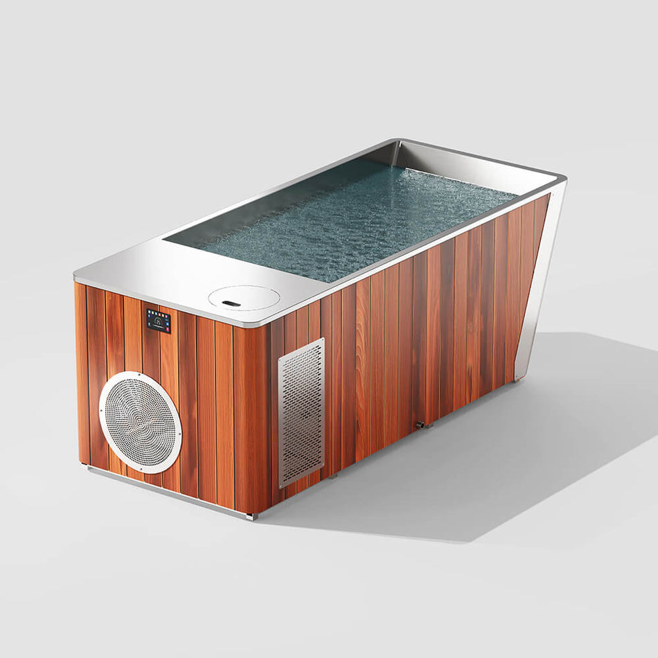 2-Person Stainless Steel Cold Plunge | Smart WiFi Ice Bath
