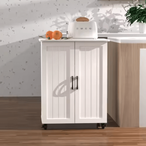 Buffet Sideboard with Barn Door for Dining Room Kitchen