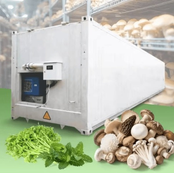 Automated Smart Mushroom Shipping Container Farm