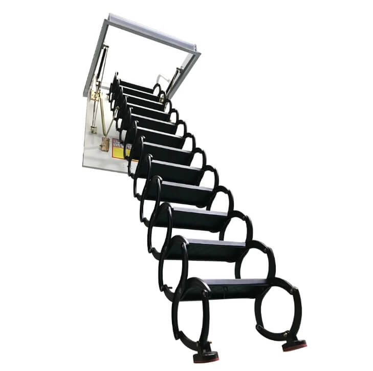 Telescoping Attic Access Ladder Opening Size31.5x 31.5inch