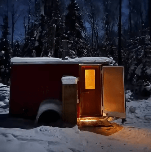 Mobile Sauna Trailer with Shower